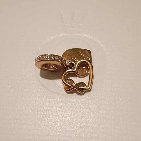 Love You Infinity Heart Dangle Charm - Picture 7 of 10